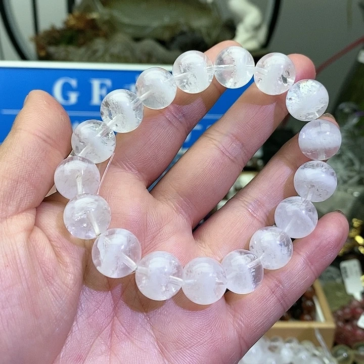 水晶手链未镶嵌白幽灵13+