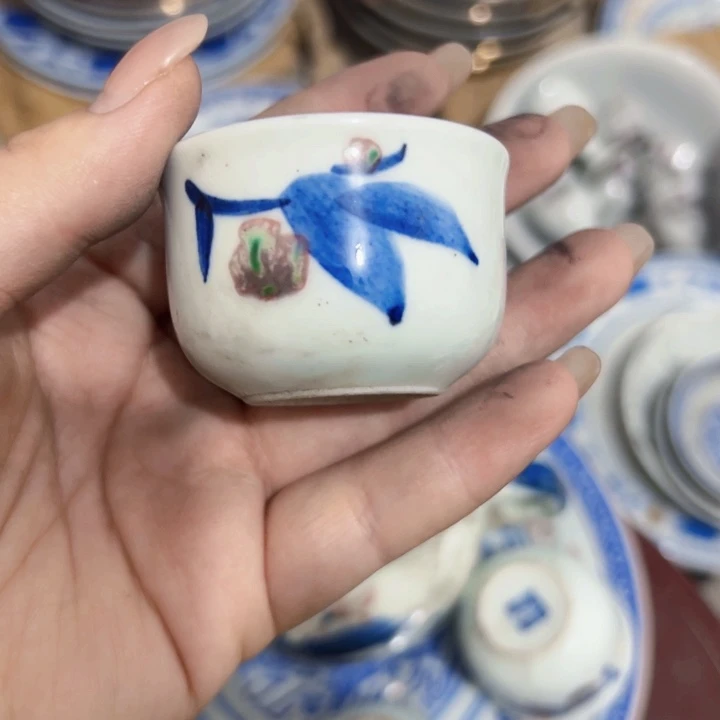 景德镇陶瓷陶瓷手绘画片随机