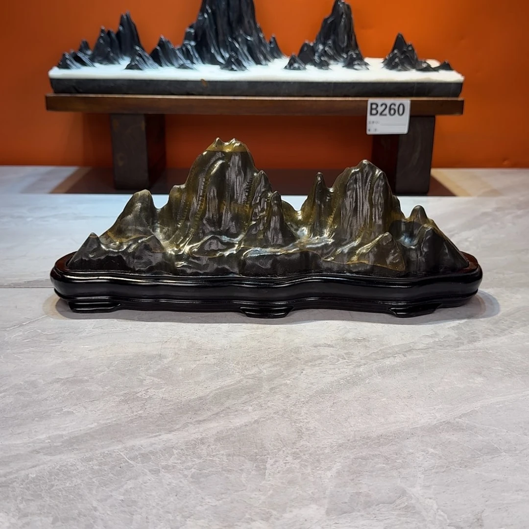 摆件桉*灵璧石雕刻奇石摆件