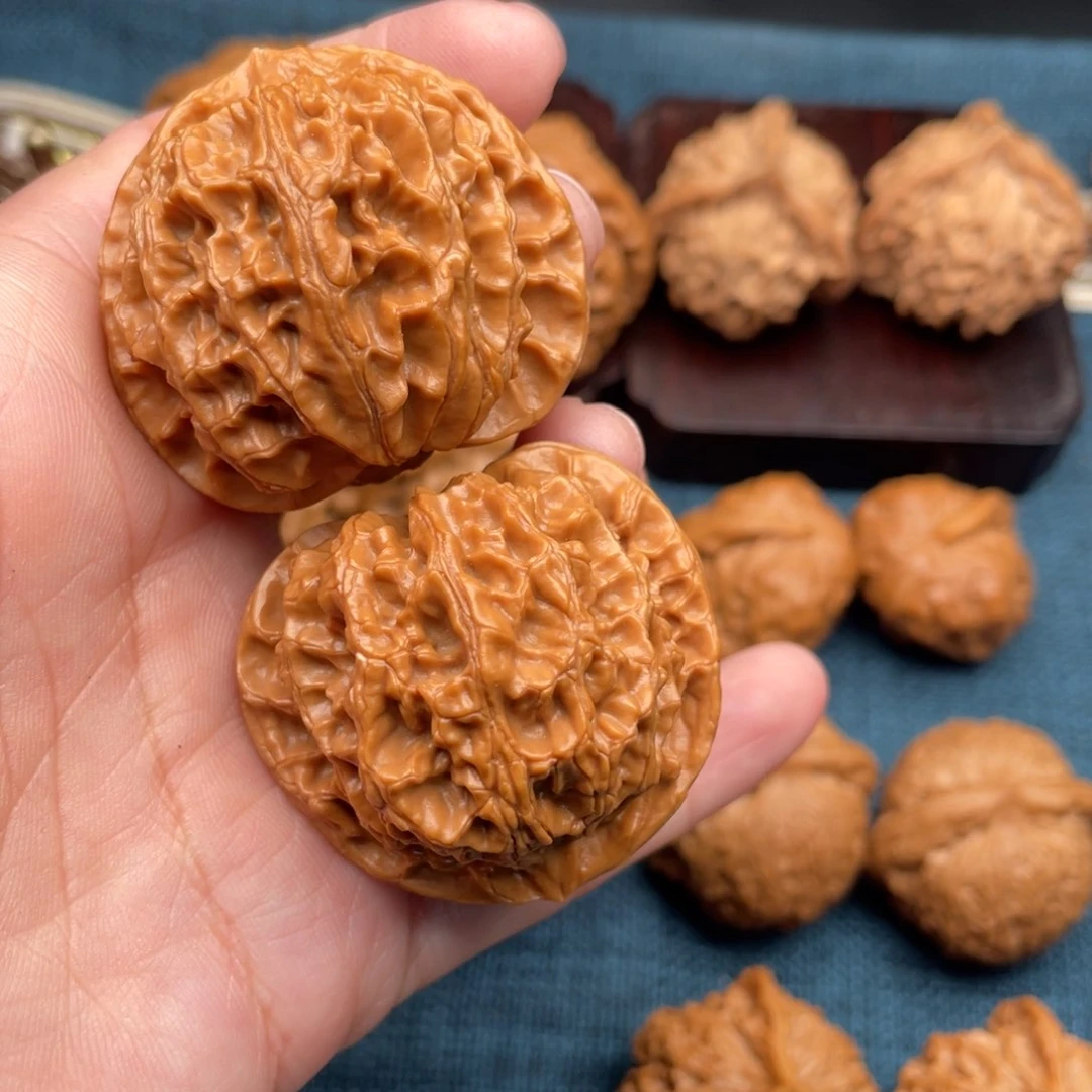 文玩核桃把件繁**天42门头沟老树苹果