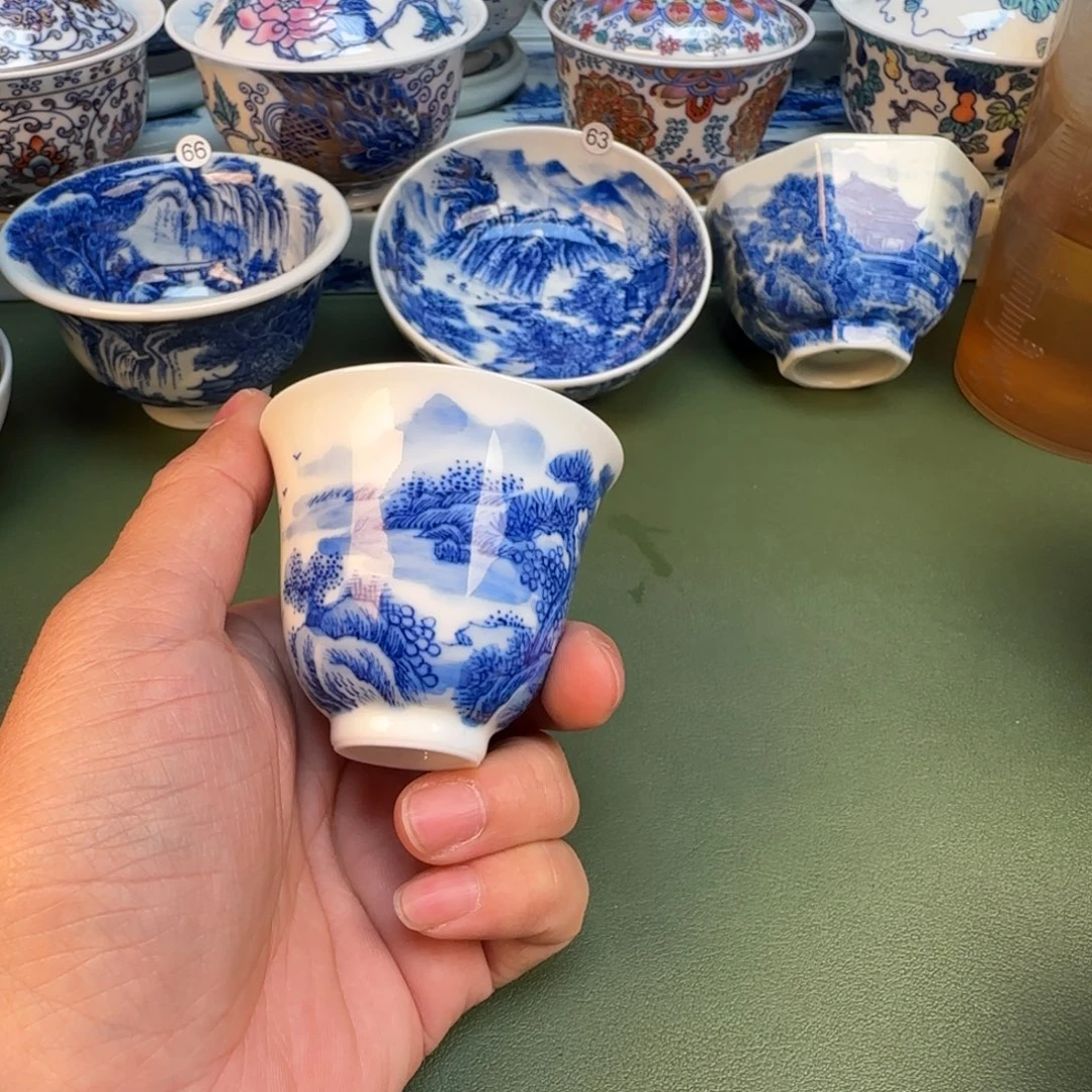 纯手工纯手绘茶具石头71