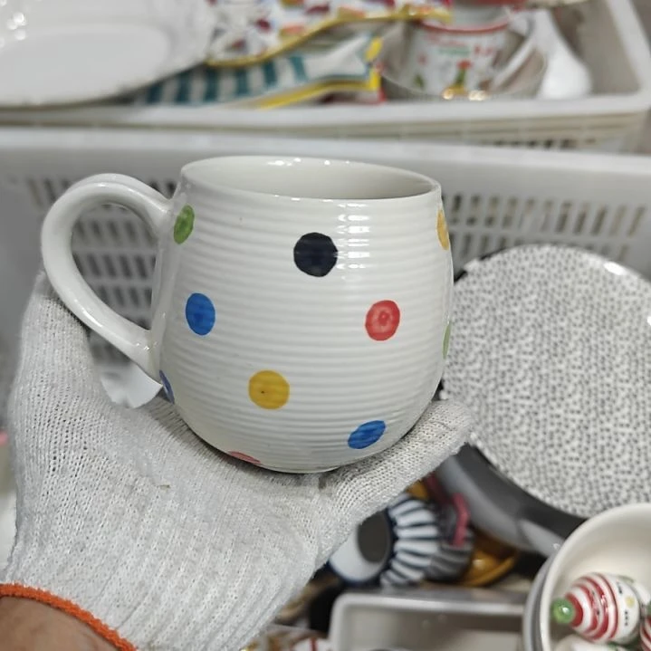 杯子瓷陶瓷餐具杯碗盘微瑕介意慎拍