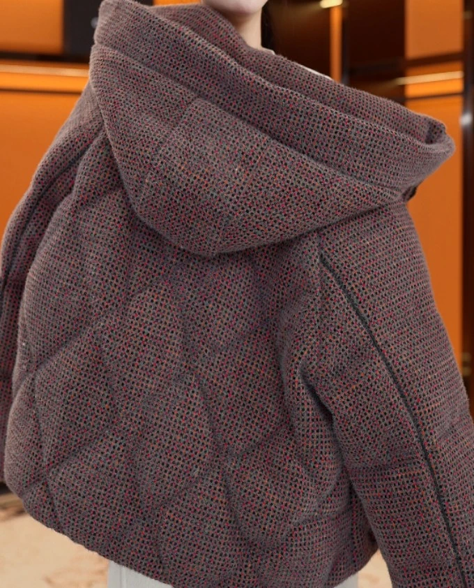 【进口品质】四季青2025新款时尚气质加厚保暖90羽绒服外套d679娜娜