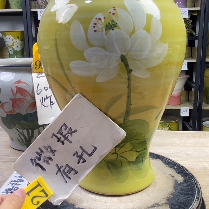 景德镇高温陶瓷花盆