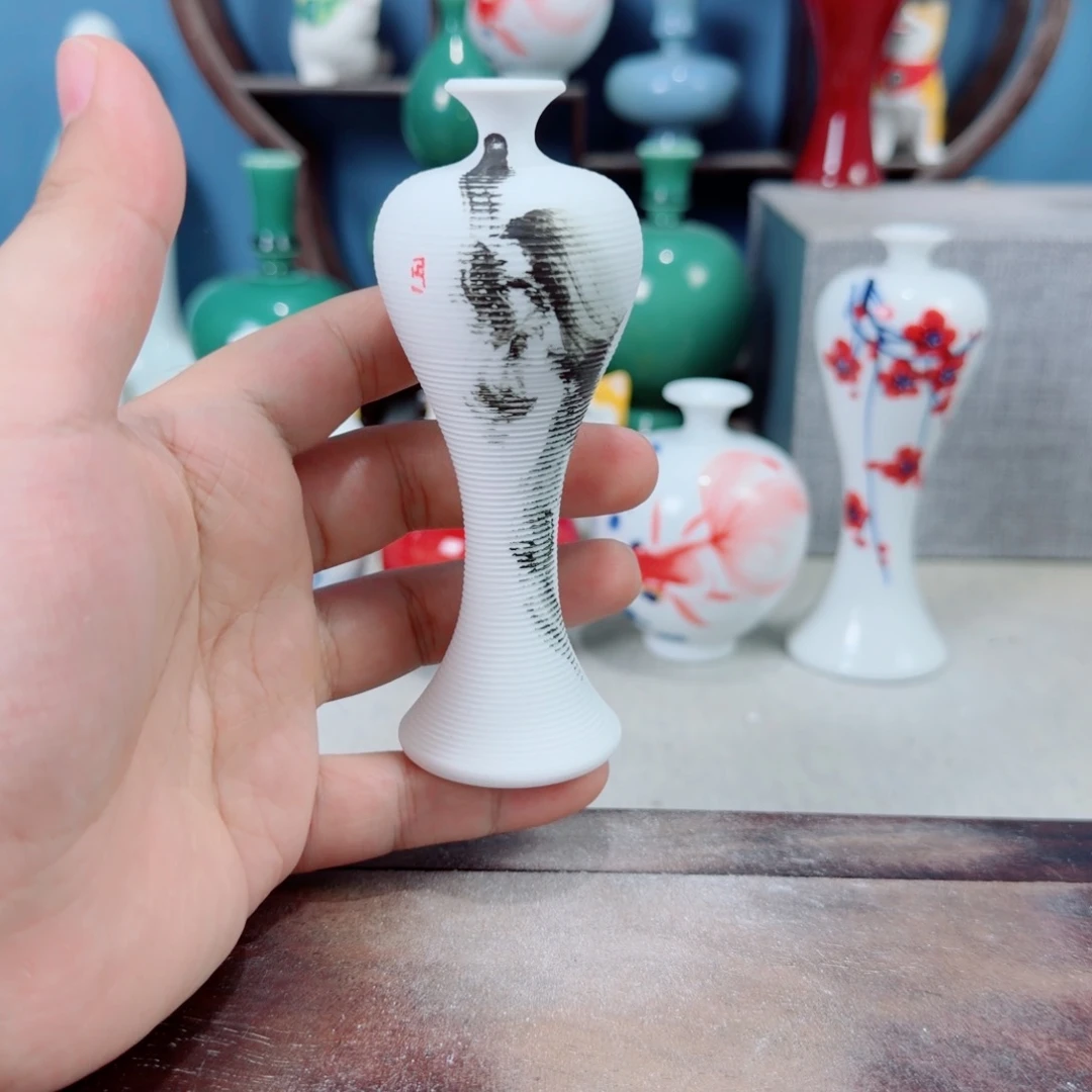 陶瓷手工小花器摆件