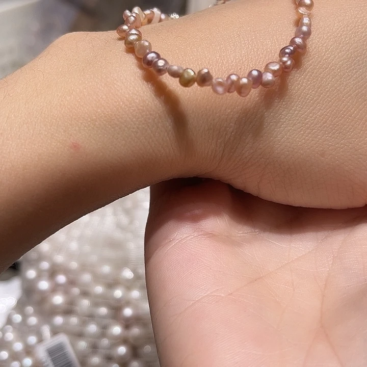 手绳淡水珍珠合金