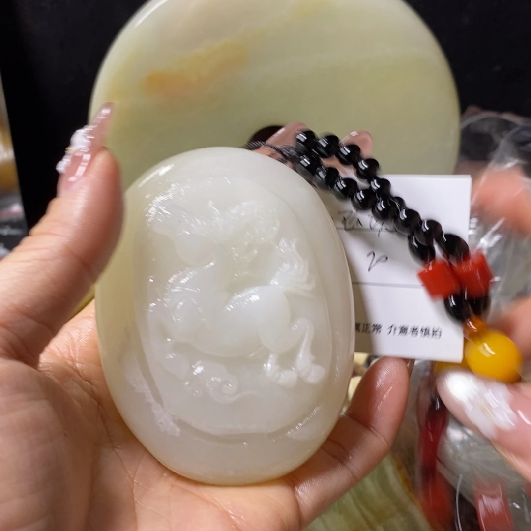 石材环****生古青石手把件