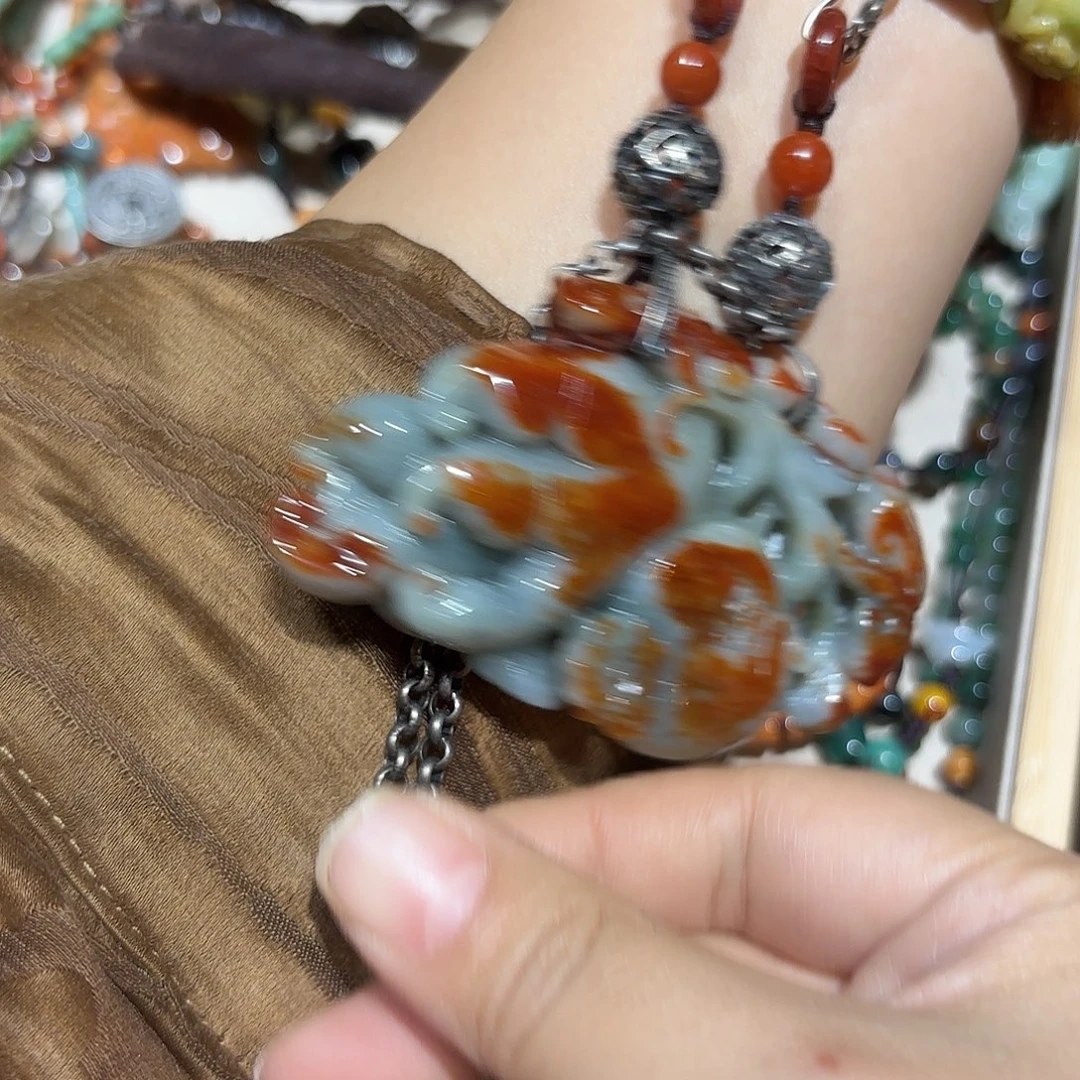 翡翠未镶嵌颈饰原创