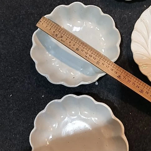 瓷片微瑕梨花深盘两个一组