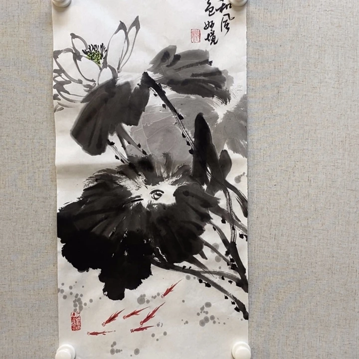 国画亲笔手绘原创