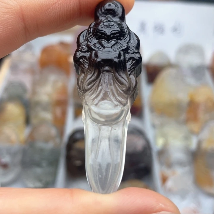 未镶嵌水晶吊坠(不含链)
