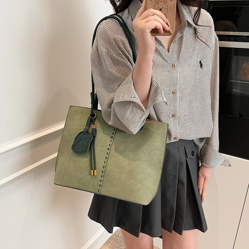 3669大容量简约托特包包小众设计流行时尚百搭爆款单肩腋下包包