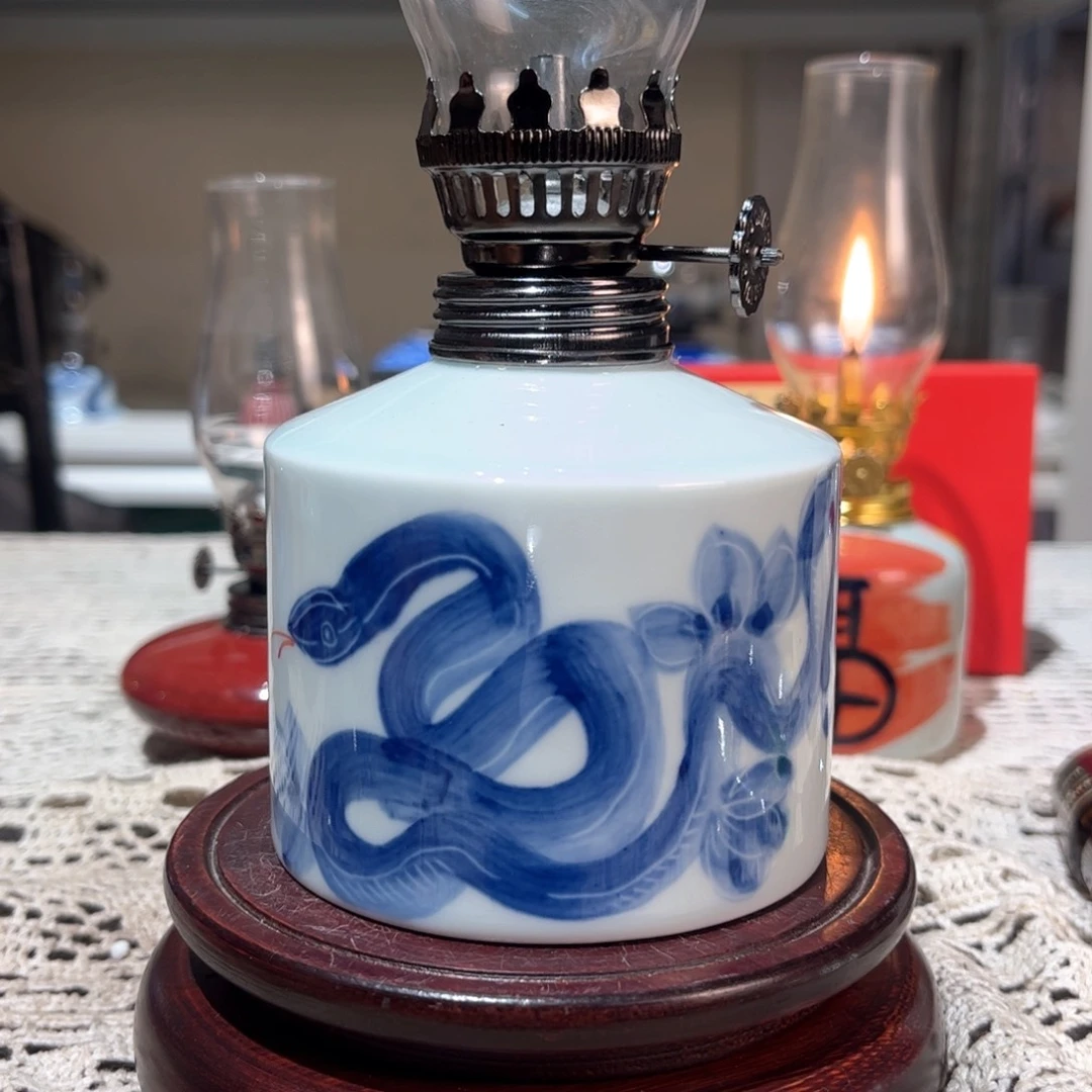 摆件景德镇陶瓷香薰灯