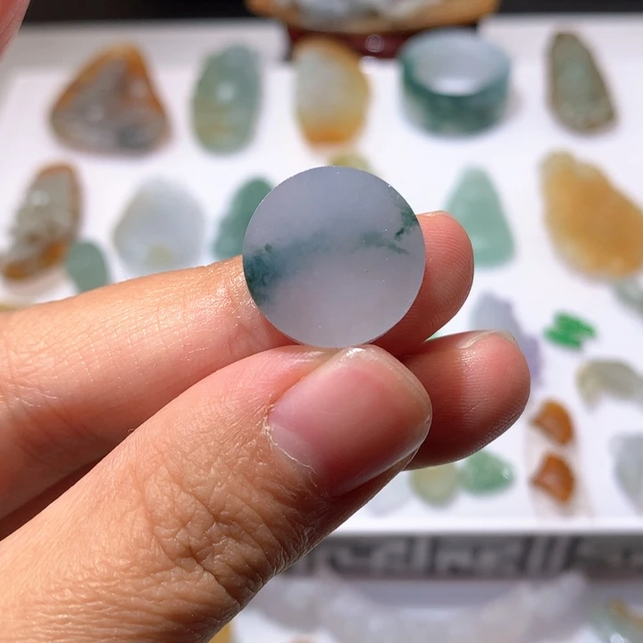 未镶嵌定制翡翠无事牌