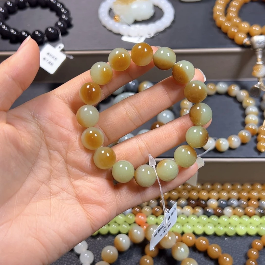 和田玉手链未镶嵌壬****未