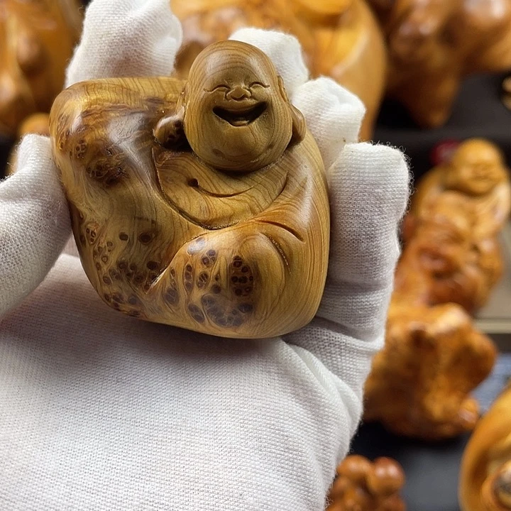 柏木（崖柏）米勒手把件