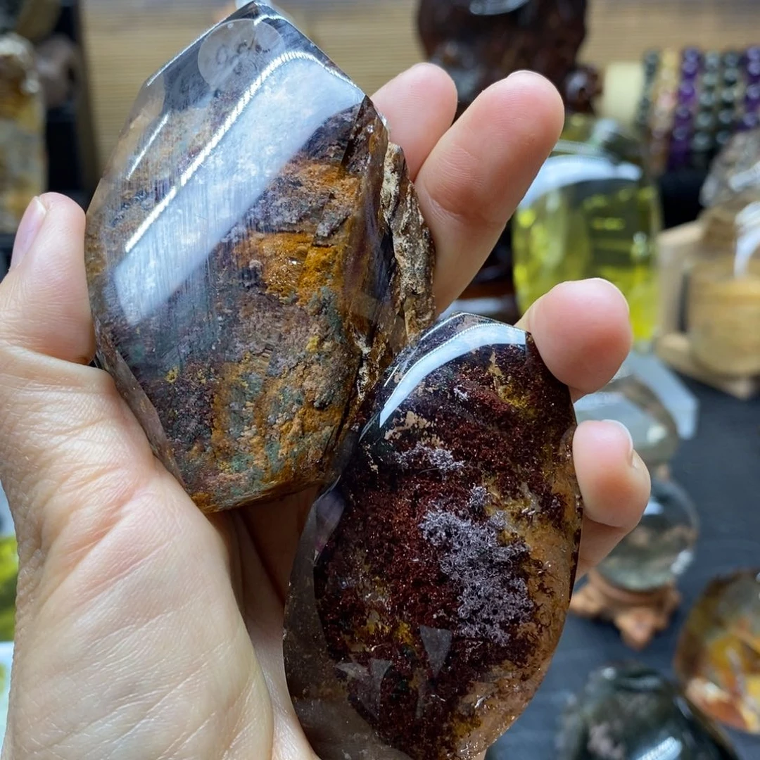 水晶原石手把摆件未镶嵌李*洋