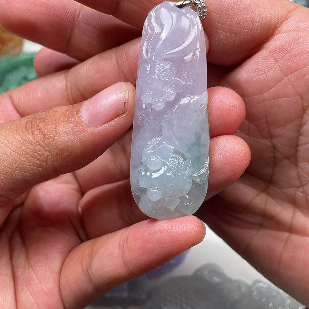 颈饰未镶嵌翡翠翡玉缘翡翠
