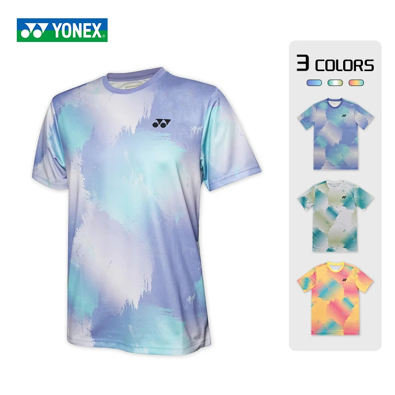 YONEX/尤尼克斯羽毛球服男女同款比赛训练短袖运动T恤-3079