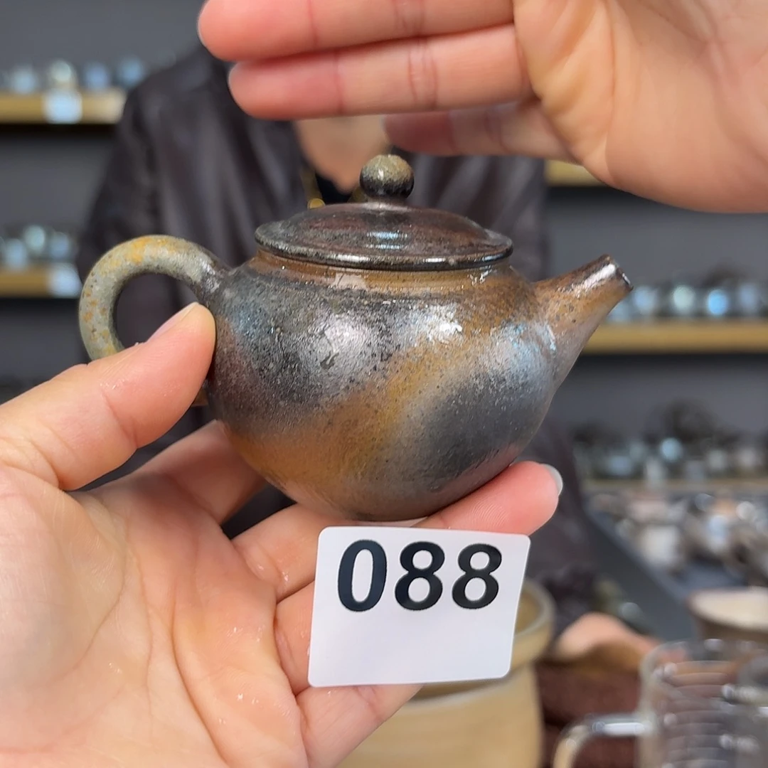 坭兴陶纯柴烧原矿泥料纯手工壶110毫升