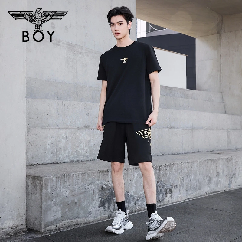 BOY LONDON中性款时尚潮流百搭通勤针织短袖T恤N01801