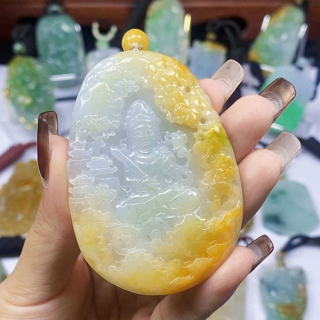 定制翡翠未镶嵌天然翡翠A货