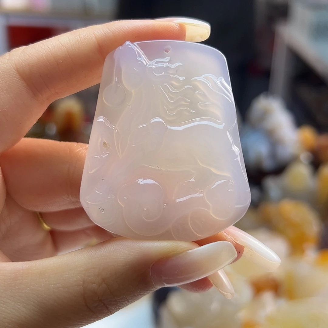 玛瑙/玉髓未镶嵌吊坠(不含链)