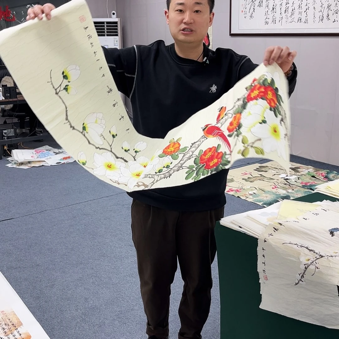 国画宣纸国画纯手绘作品