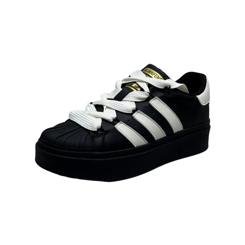 M8075-01 6652  真皮厚底休闲鞋 （标准尺码）（茹）