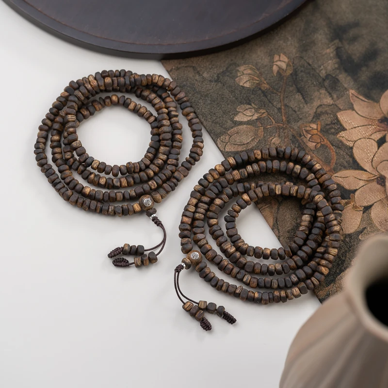 XIANYUAN/仙源 沉香莺歌绿棋楠随形沉香多圈手串（多样性发其一）