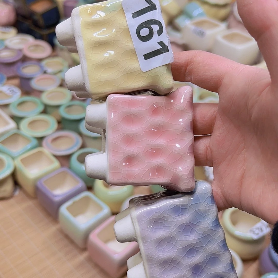 红陶陶瓷花盆当场满12包邮