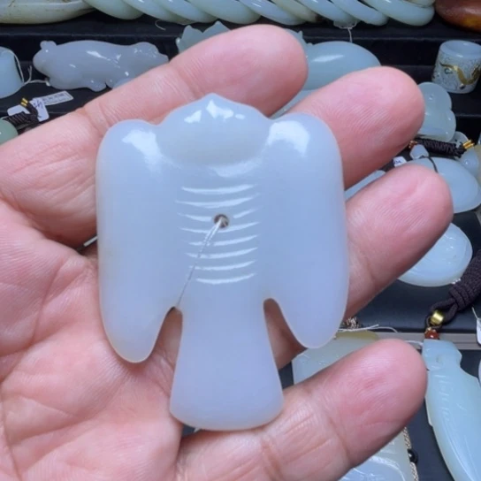 吊坠(不含链)未镶嵌和田玉