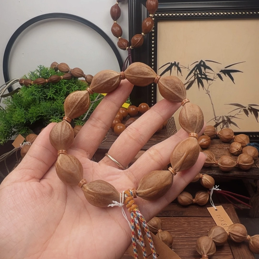 追****手串橄榄核17.26梅林铁核