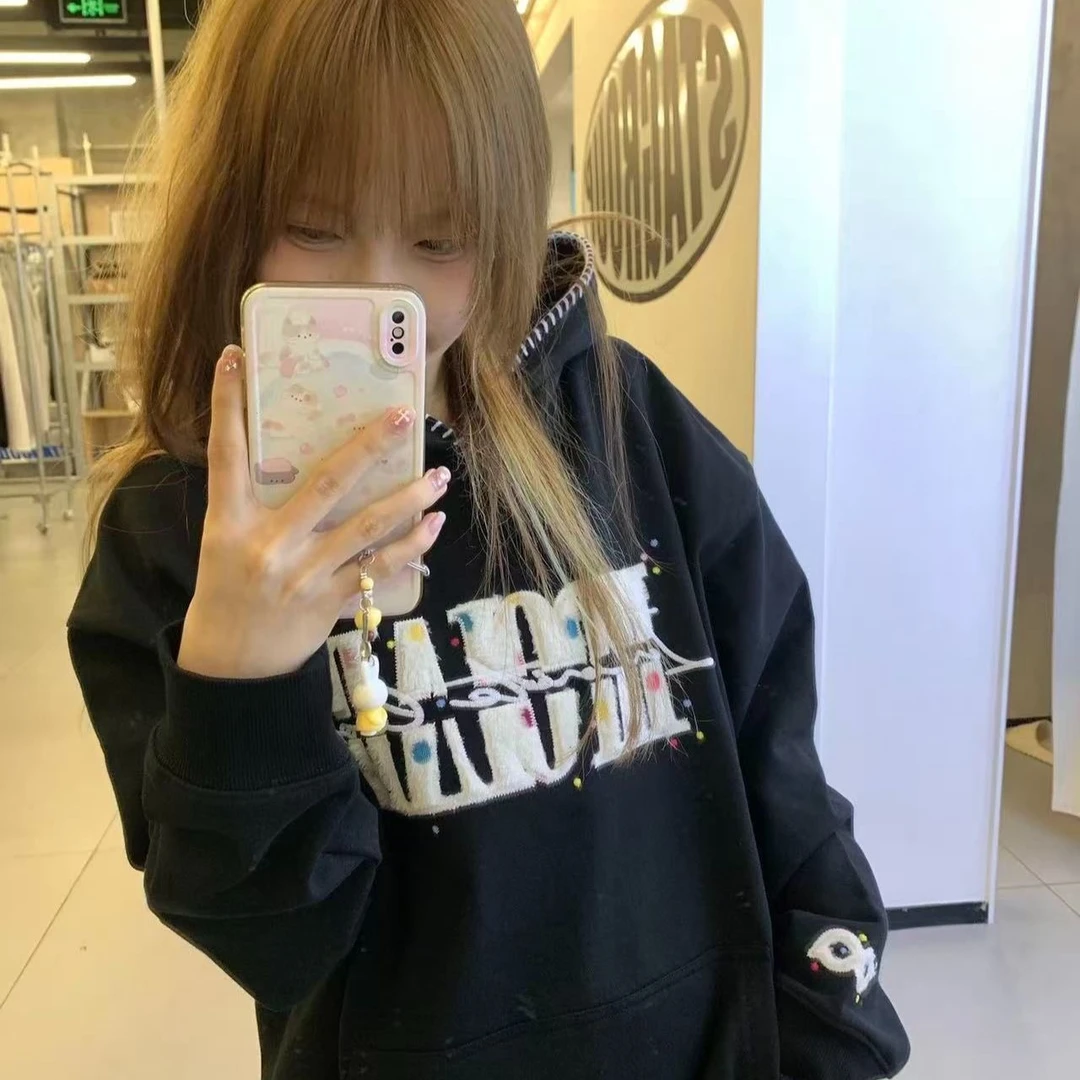 1561#薄款/加绒   原版做工 （纯棉华棉复合）卫衣女