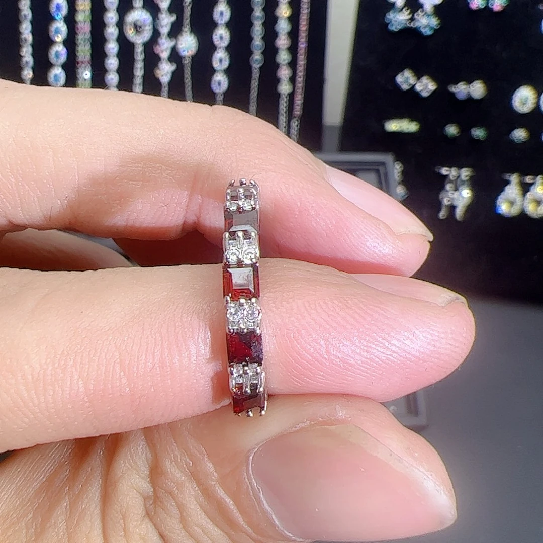 紫晶珠宝半成品银S925镶嵌