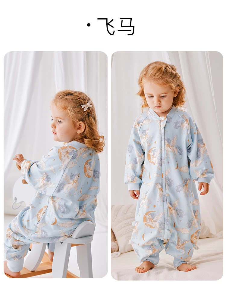 夏季空调房无袖背心轻薄款睡袋宝宝防踢被