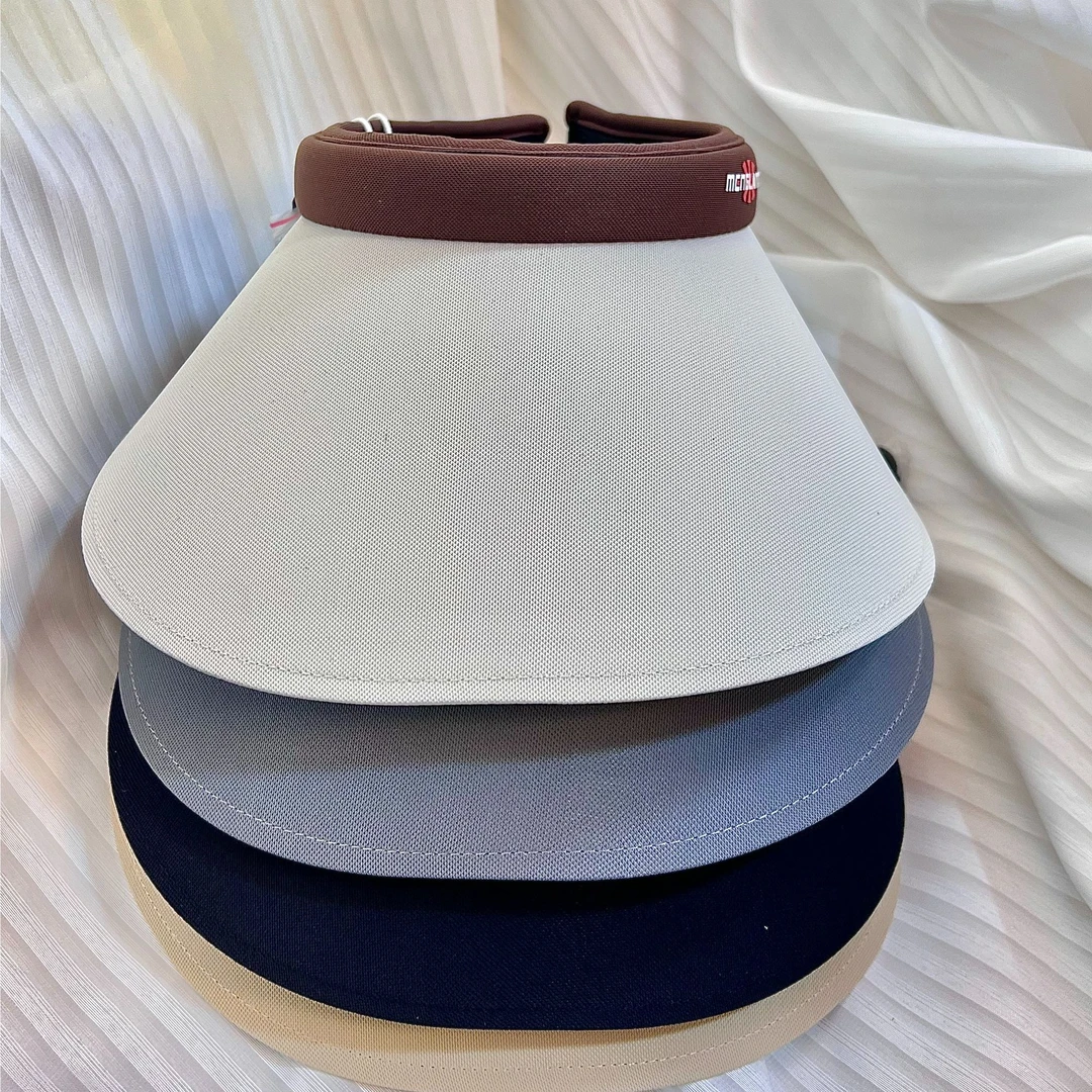 夏季防晒遮阳空顶帽防紫外线遮阳大帽檐拼色草帽（深圳货帽子时尚