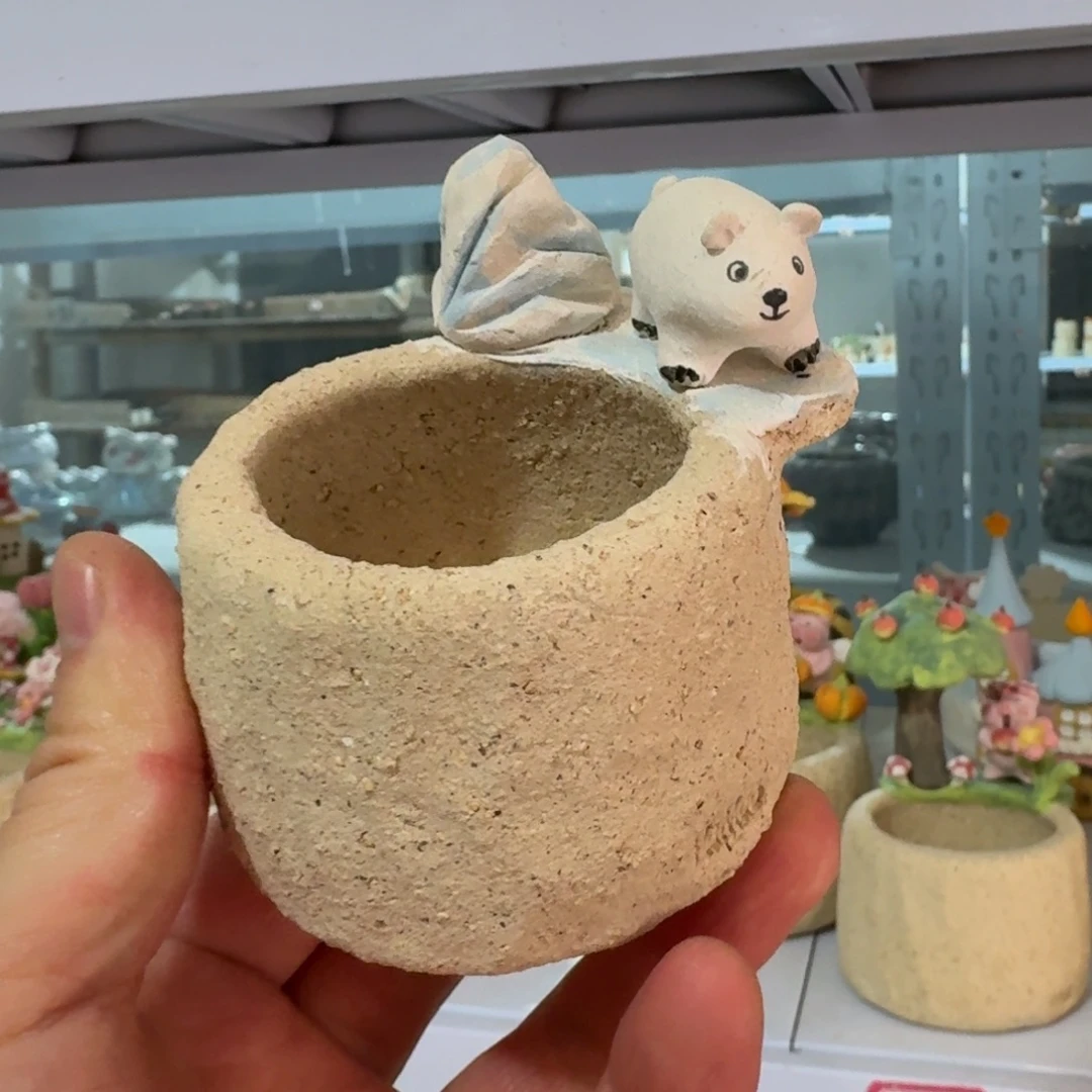 厂家直销手工花盆摆件