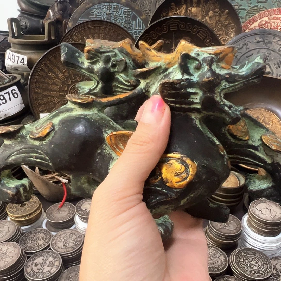 金属复古风格摆件