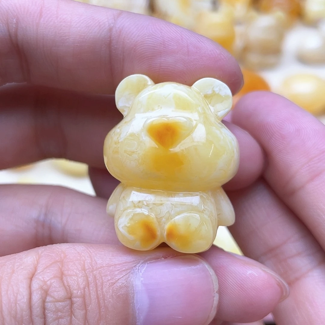 琥珀裸石未镶嵌蜜蜡