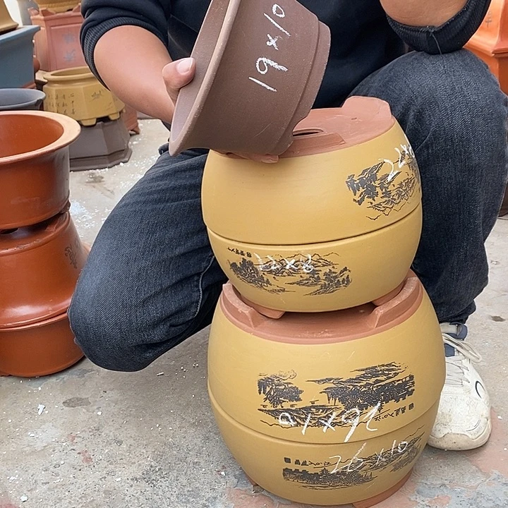 紫砂花盆宜兴紫砂
