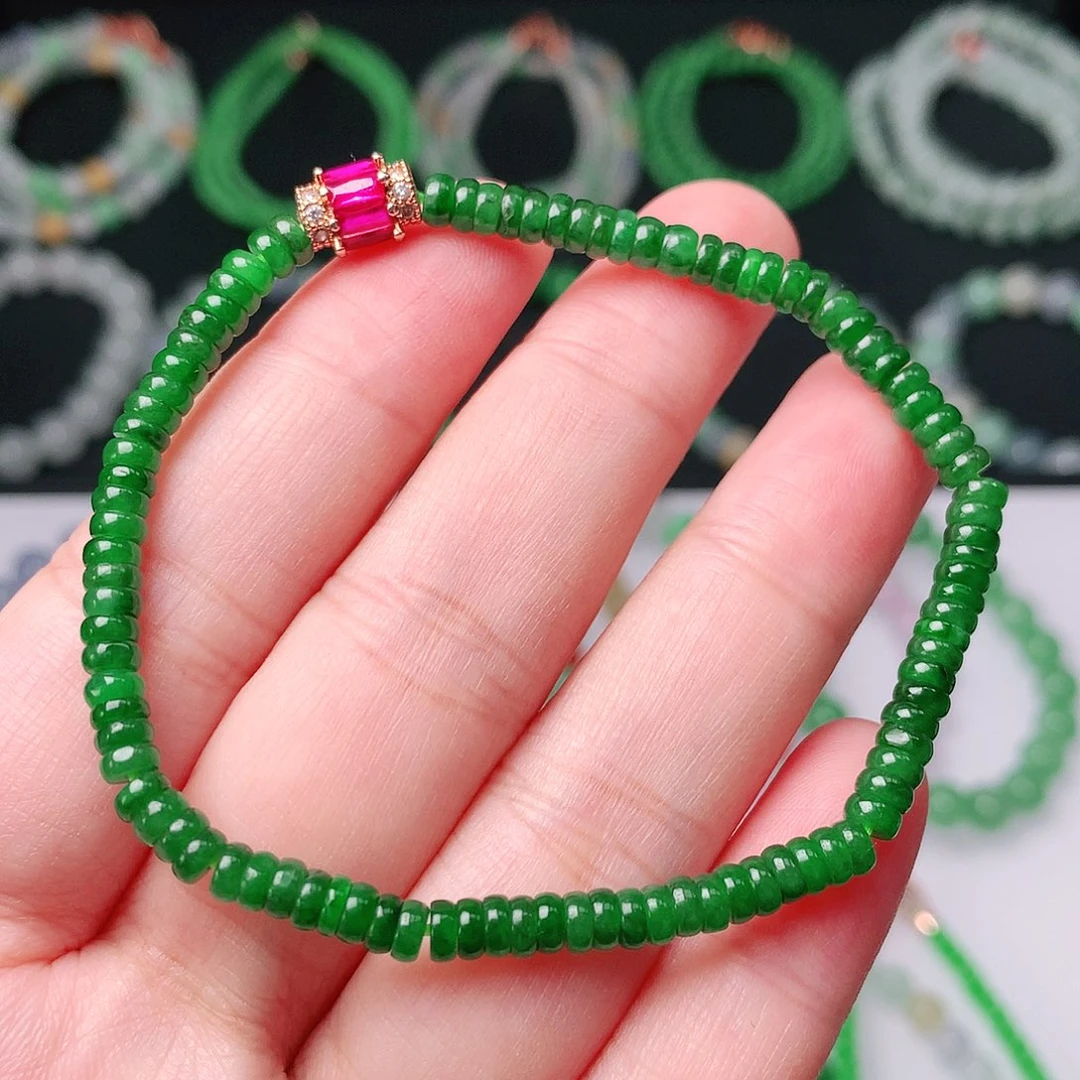 未镶嵌手链翡翠翡翠