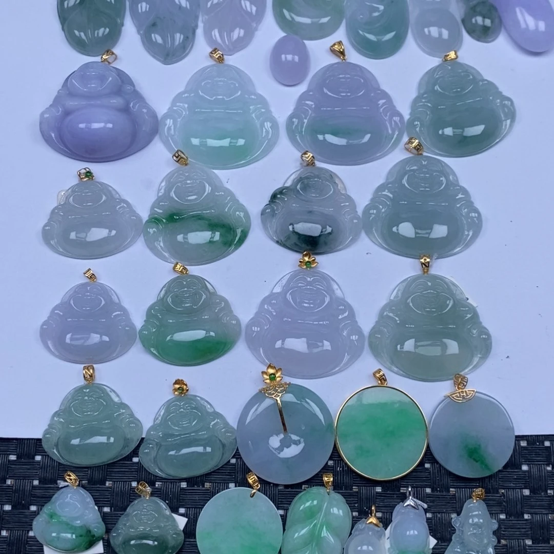 翡翠未镶嵌颈饰天然翡翠