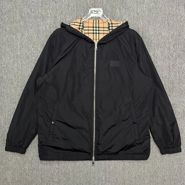 99新 BURBERRY/博柏利 Vintage双面穿拉链外套/L码/99新/13469