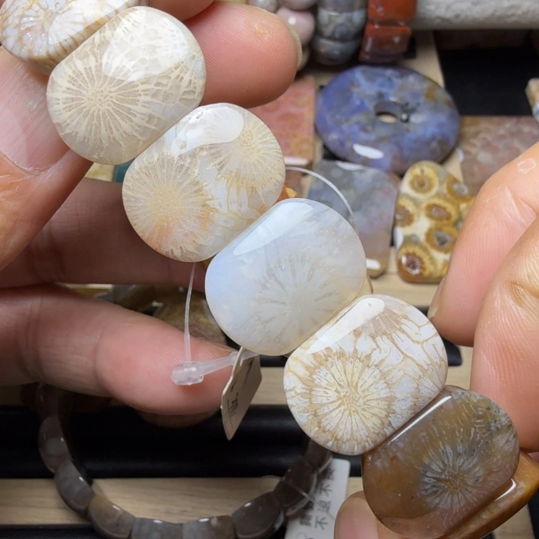 硅化玉未镶嵌纯天然色有机玉石保真色