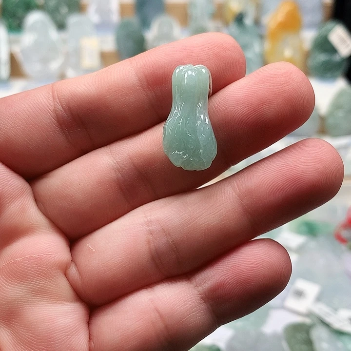 吊坠(不含链)未镶嵌翡翠47白菜