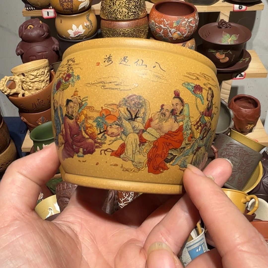 紫砂茶杯宜兴紫砂主人杯