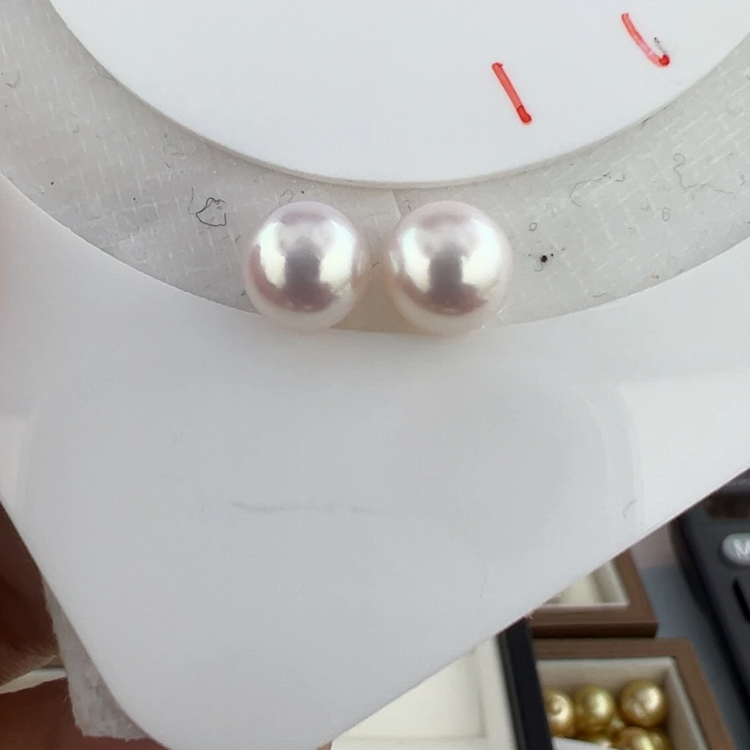 一***城海水珍珠裸珠AK裸珠