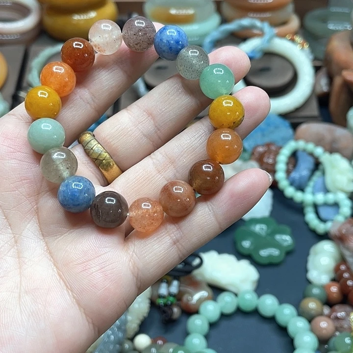 石英质玉手镯合金微微瑕，建议勿拍