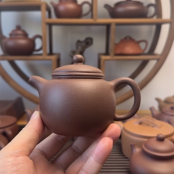 紫砂茶壶匏尊200cc台西嫩底槽清